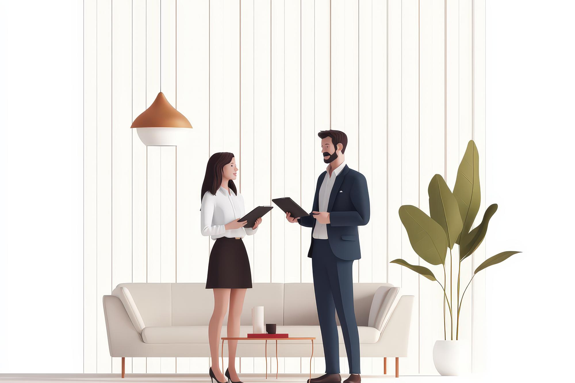 consultation with agent, premium interior